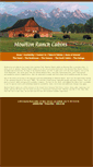 Mobile Screenshot of moultonranchcabins.com